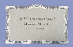 Silver Metal Card